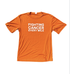 Orange "Fight Cancer Every Mile" Dri-Fit