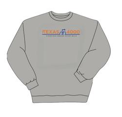 Texas 4000 For Cancer Logo Crewneck